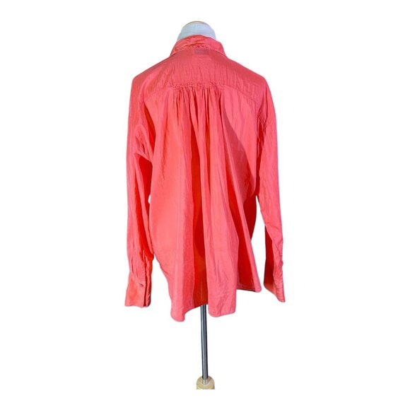 Forte Forte Shirt Size 1 (S) Pink Semi-sheer Long Sleeve Shirt Button-Up - Picture 4 of 13